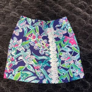 Lilly Pulitzer luxletic daphne golf skort sz 0
